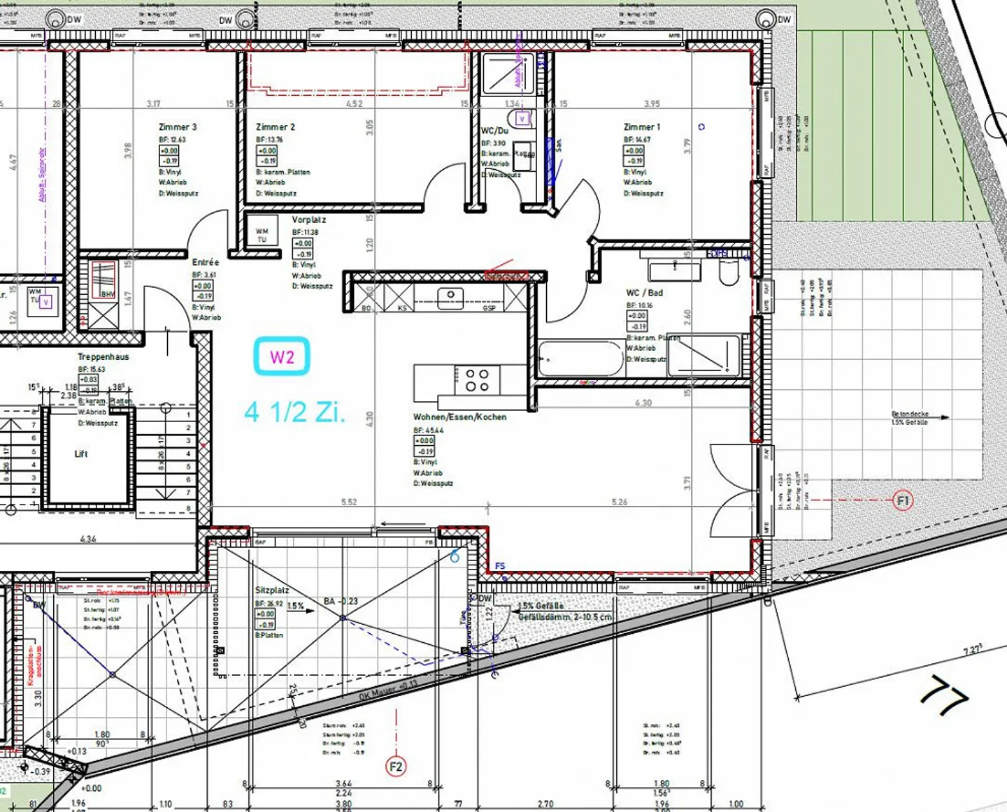 Helle 4.5 Zimmer Wohnung - Foto 9 von 9