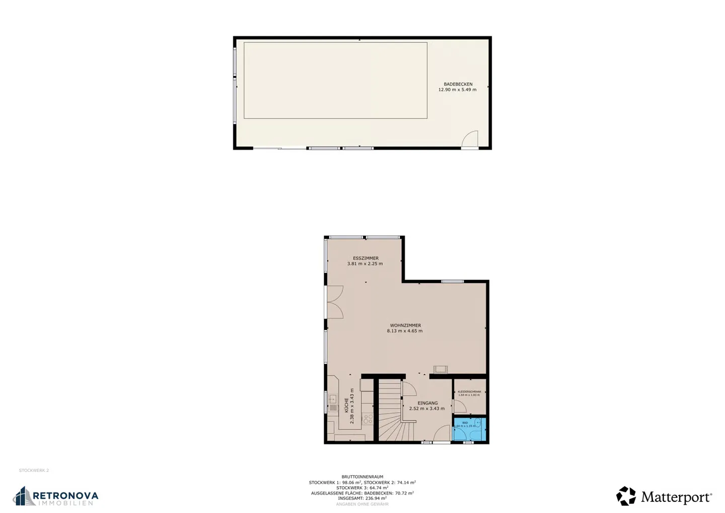 Modern 5-room single-family house with indoor pool in Illhart - Photo 17 of 18