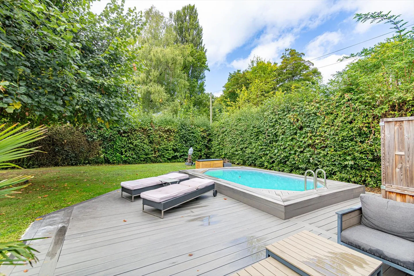 Magnifica villa indipendente di 9 stanze con studio indipendente a Corsier GE - Foto 3 di 17