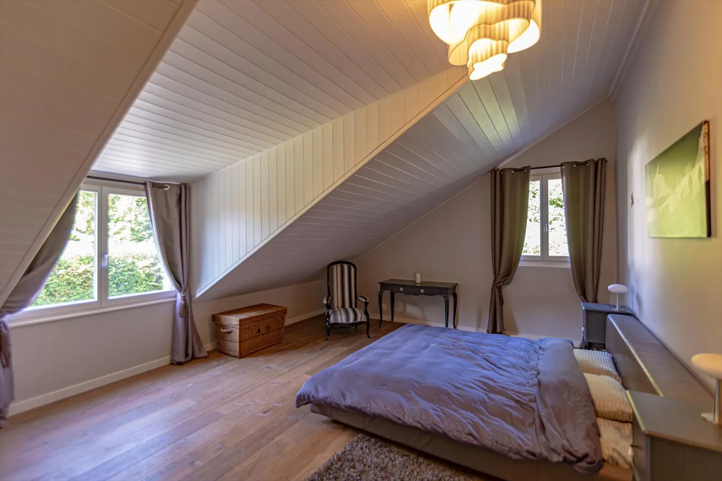 Magnifica villa indipendente di 9 stanze con studio indipendente a Corsier GE - Foto 11 di 17