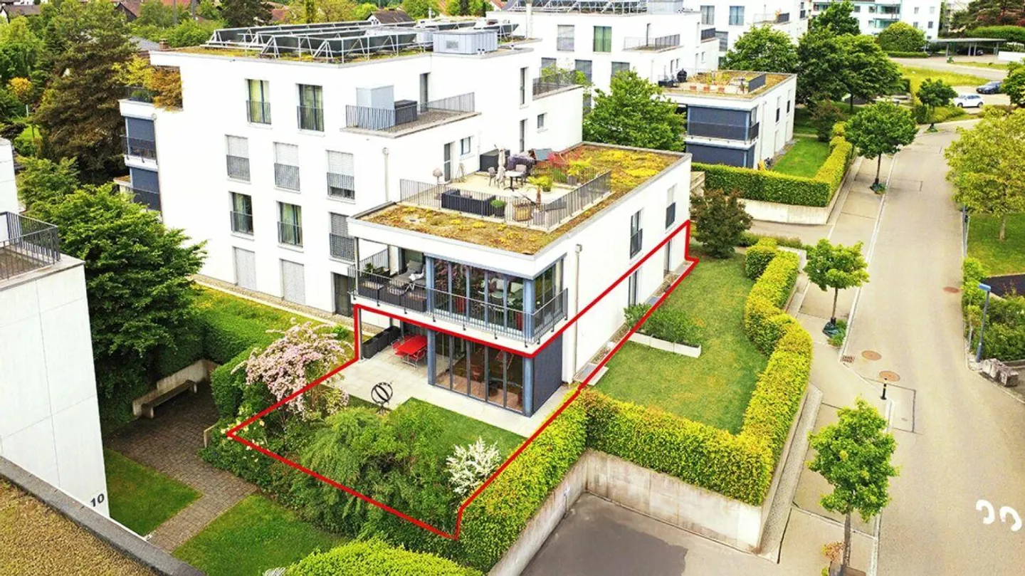 Stylish 3.5-room garden apartment with winter garden, quiet and central - Photo 11 of 11