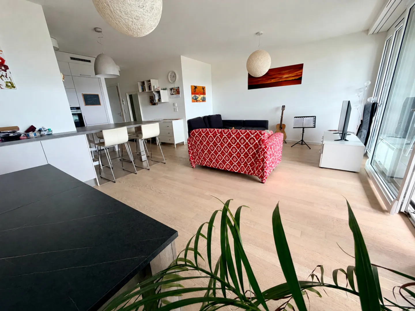 Contemporary apartment with dominant view of Geneva, in a green setting - Photo 5 of 9