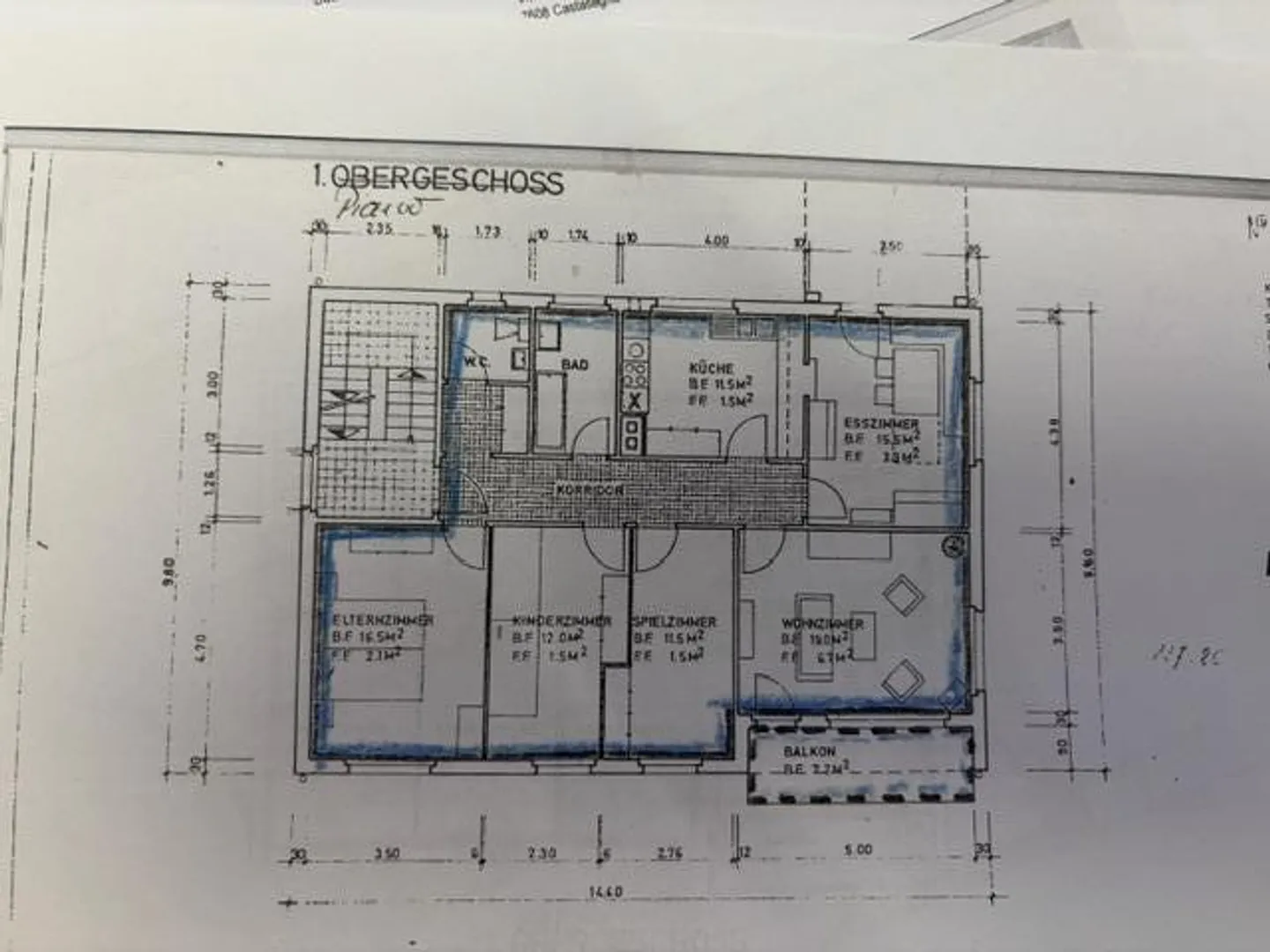 ZU VERKAUFEN 3/5 Wohnung in Castasegna (ganzes Haus renovierungsbedürftig) - Foto 2 von 2