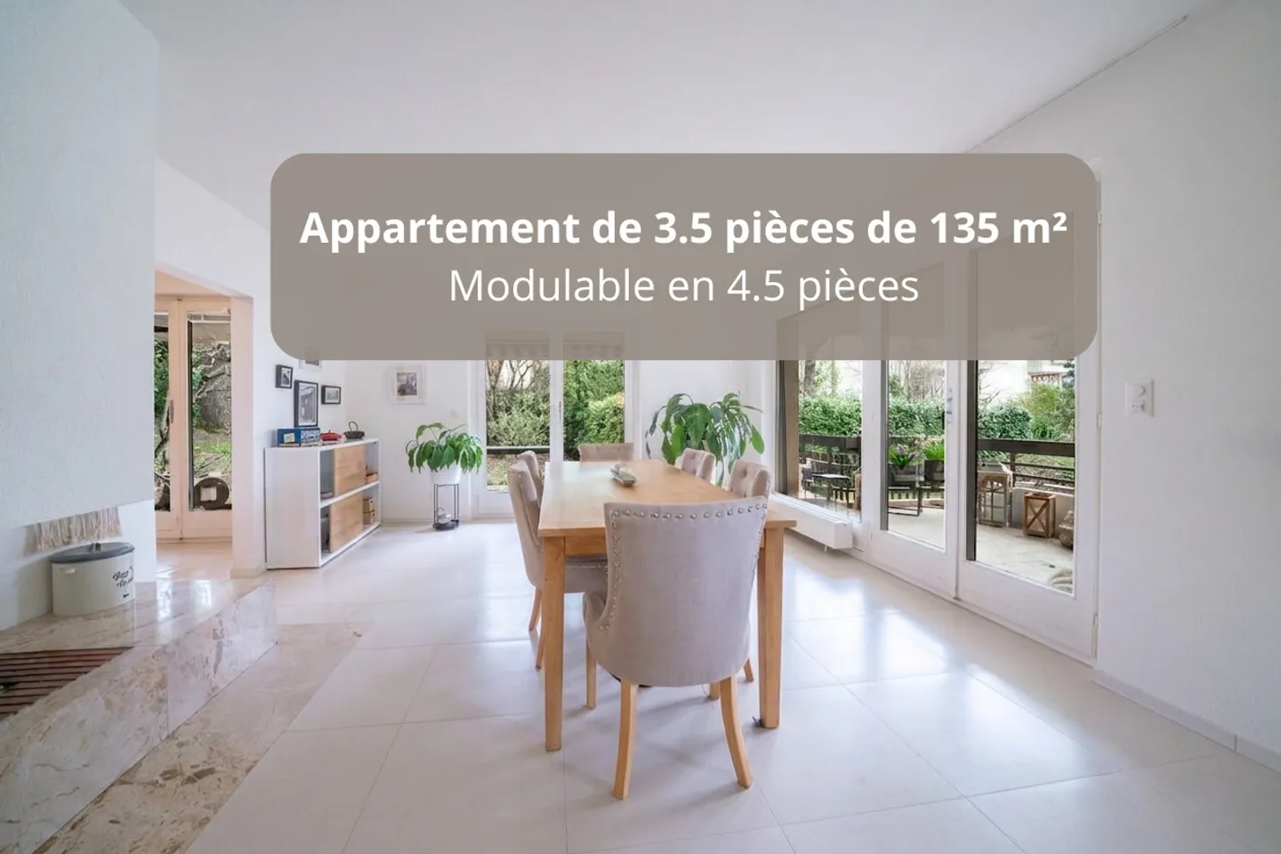 Appartement avec 3,5 pièces et 135 m2 avec jardin - Photo 1 sur 13
