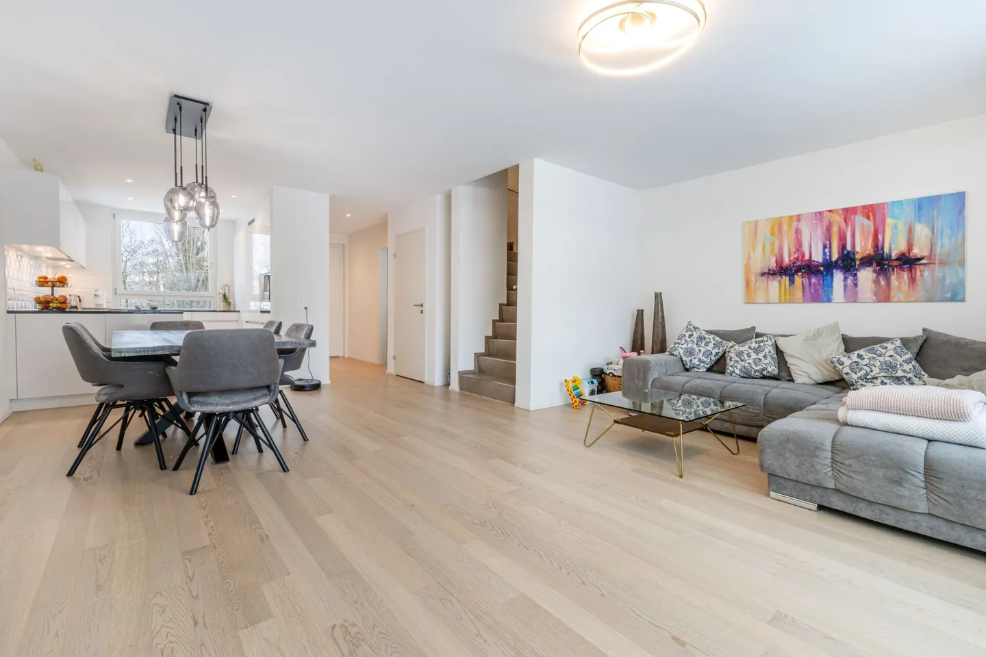 Modern 7.5-room terraced family house directly at the nature reserve Töss - Photo 5 of 26