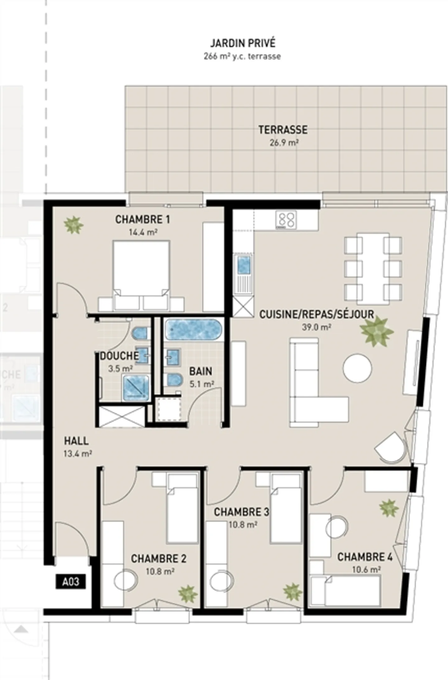 VOUVRY | Apartment for 5.5 people with large private garden - Photo 5 of 9