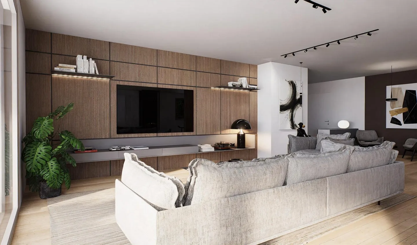 Penthouse prestigieux avec 4,5 pièces en construction à Capolago - Photo 5 sur 9