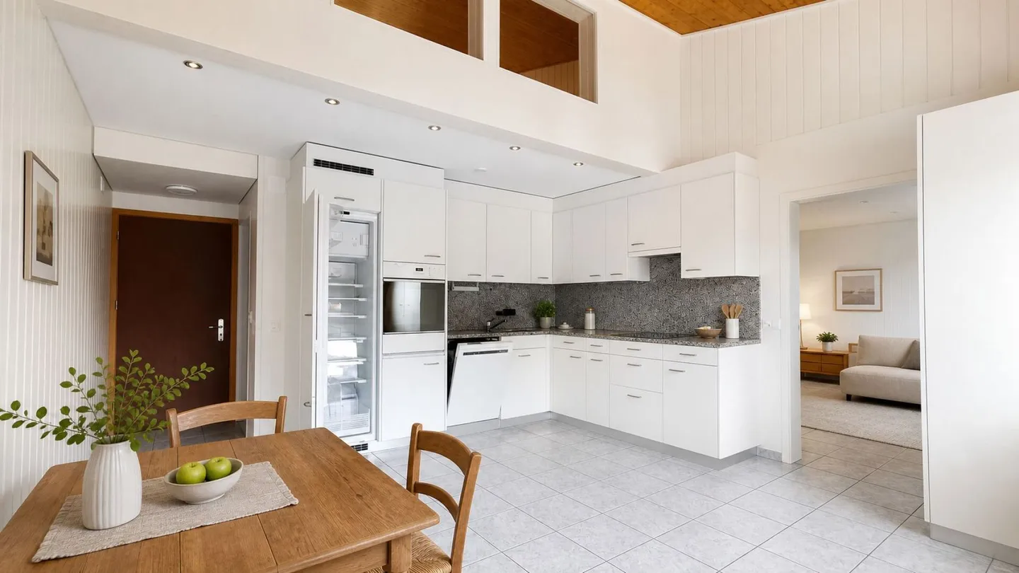 APPARTEMENT MAISONETTE DE RÊVE AVEC BALCON ENSOLEILLÉ ET PANORAMA ALPIN - Photo 8 sur 18