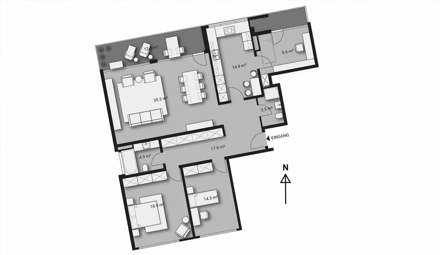 Stylish Living in the Popular Lacuna Quarter - Photo 11 of 12