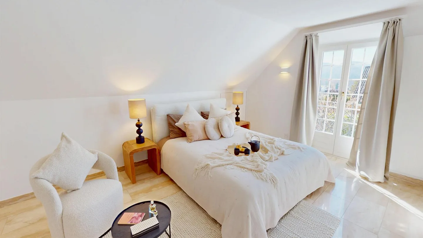 Idyllic Country House with Panoramic View, Large Garden and Garage in Lupsingen - Photo 8 of 14