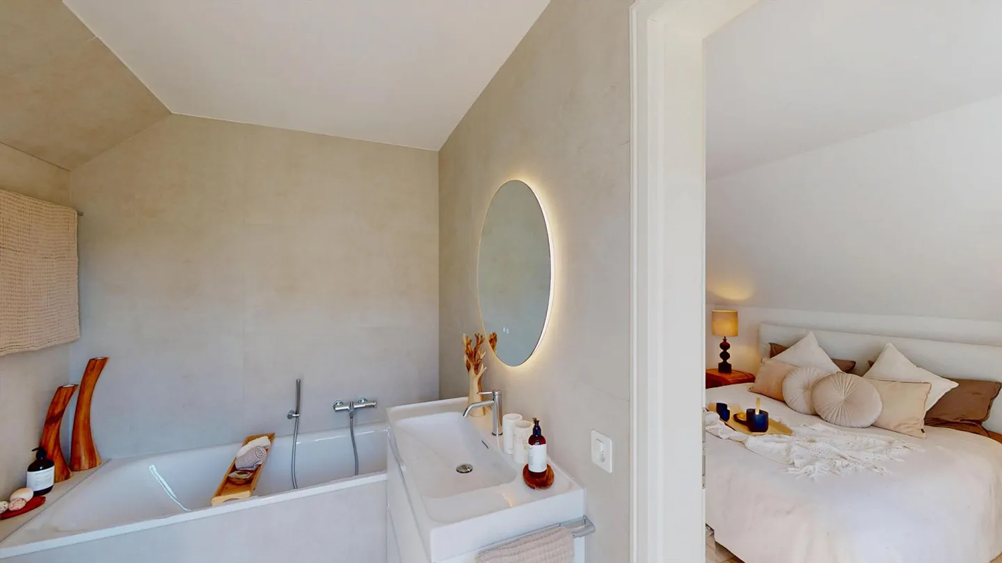 Idyllic Country House with Panoramic View, Large Garden and Garage in Lupsingen - Photo 9 of 14