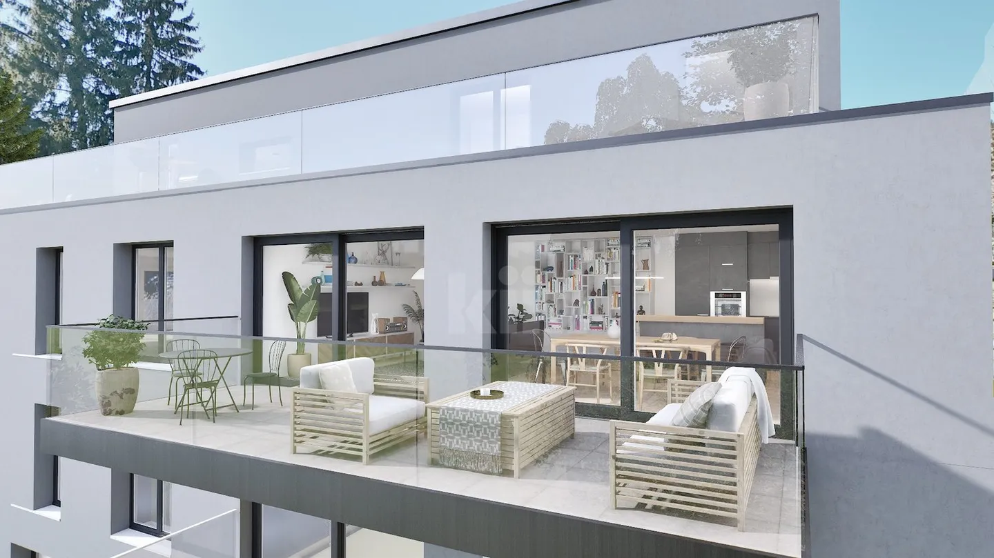 NOUVEAU Sept appartements prestigieux de 4,5 pièces, qui seront achevés en 2026 - Photo 1 sur 11