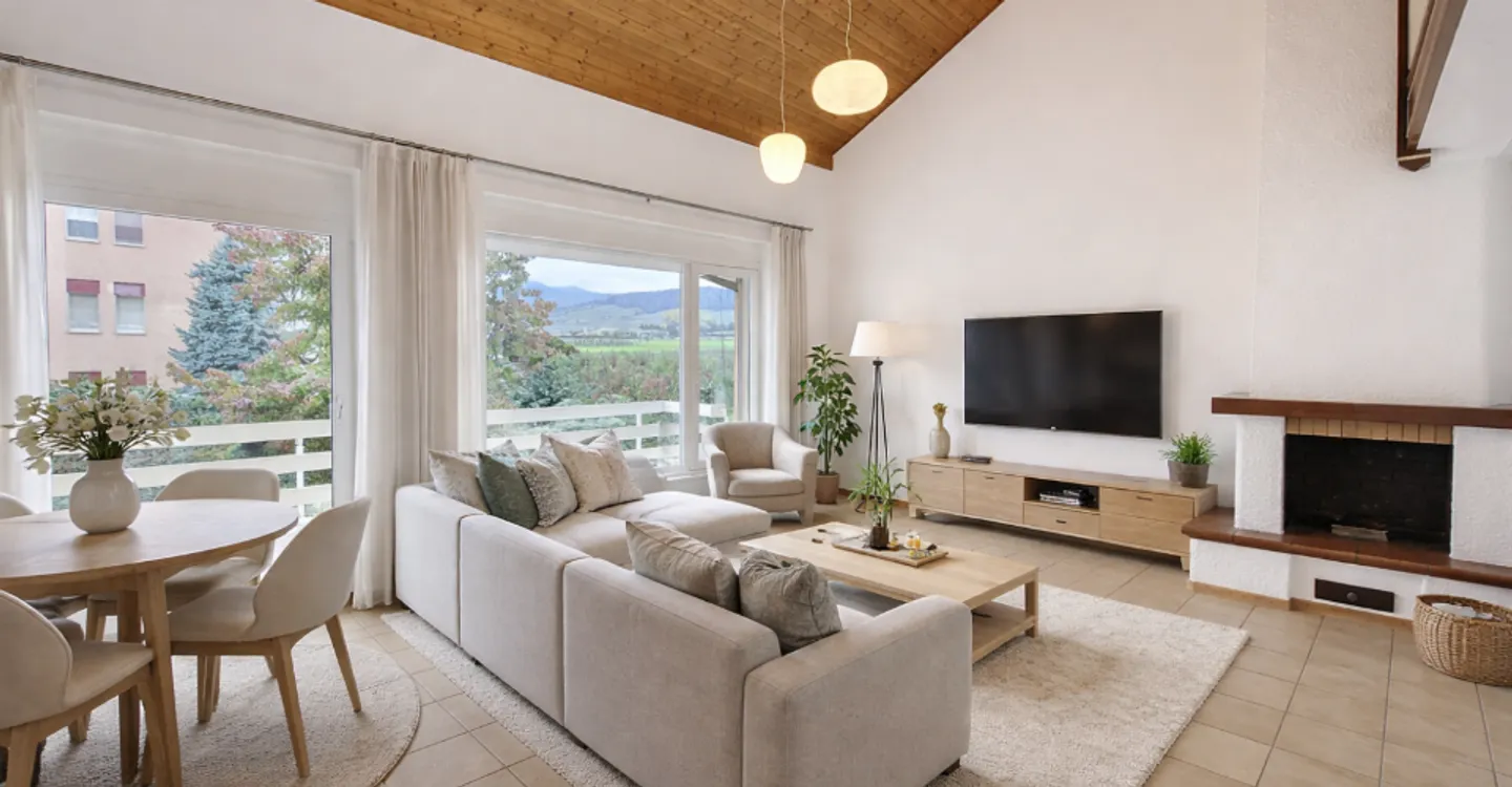 Charming Apartment in Bursinel - Photo 2 of 8