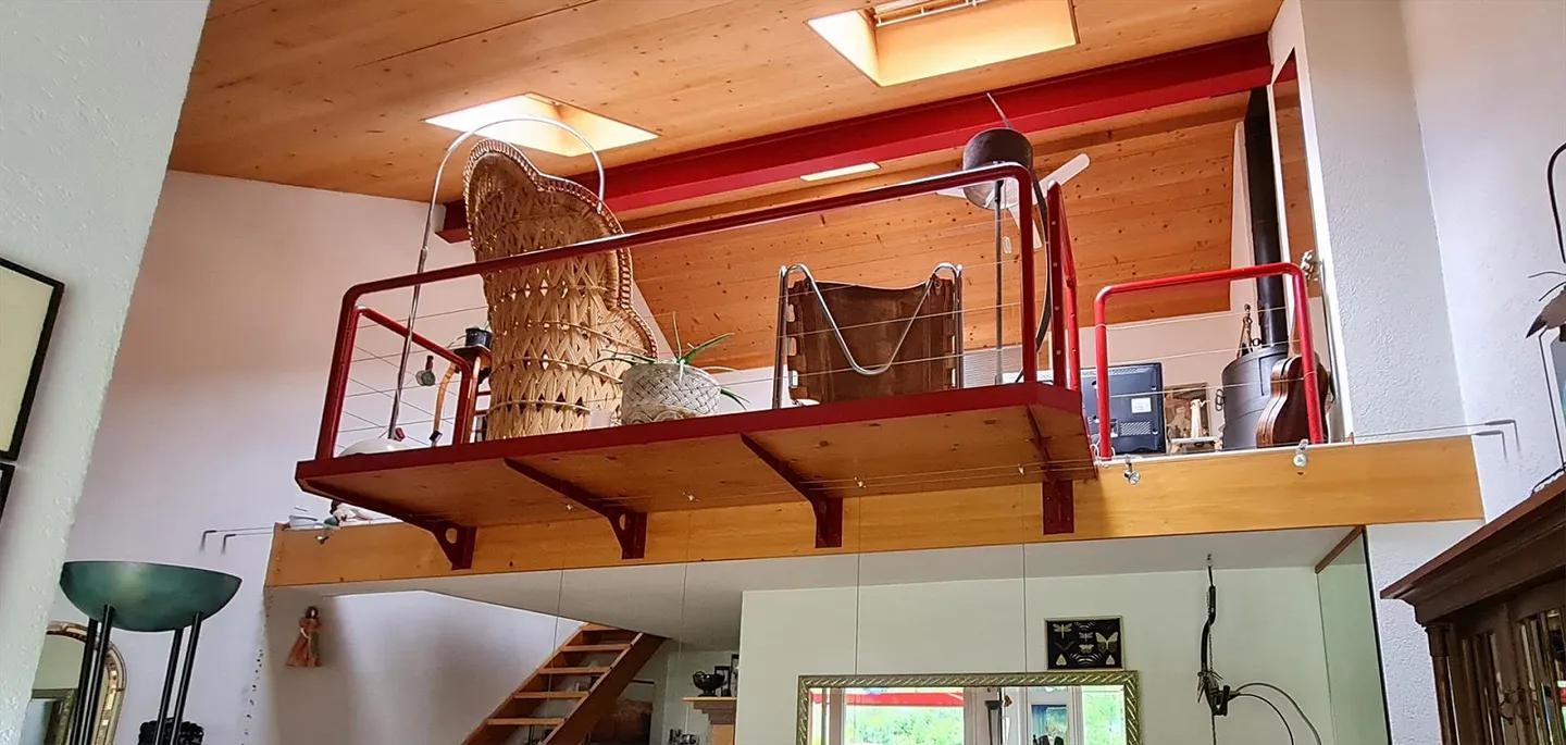 3.5 Pièces Maisonette sous les Combles avec Galerie, 2 Balcons, 2 EHP, Cave, Salle de Loisirs - Photo 9 sur 10