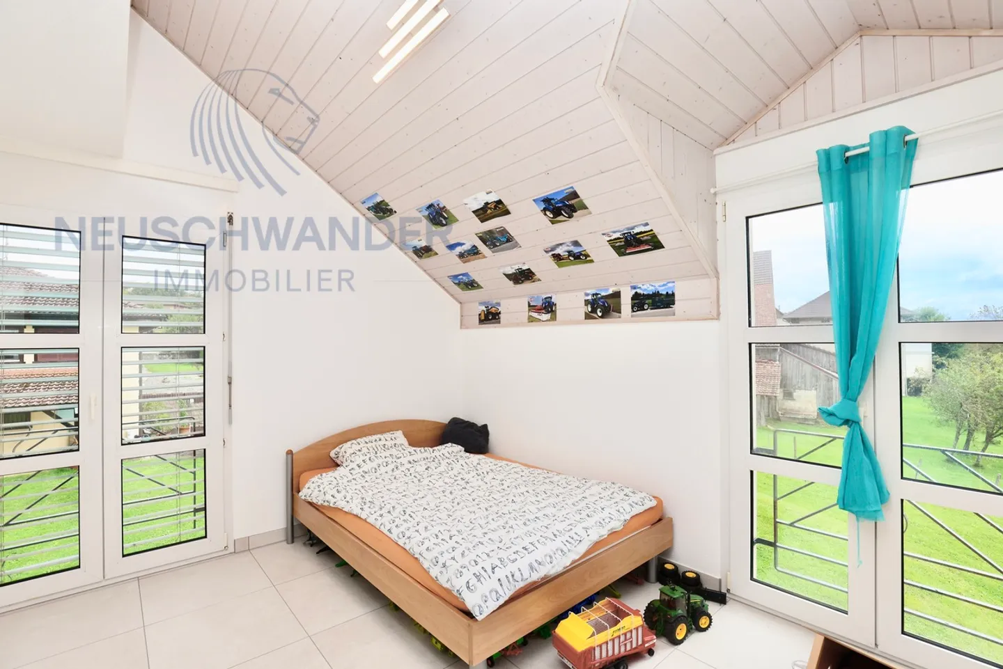 «Appartement de 5,5 pièces,tranquille,lumineux avec vue sur la campagne» - Photo 13 sur 13