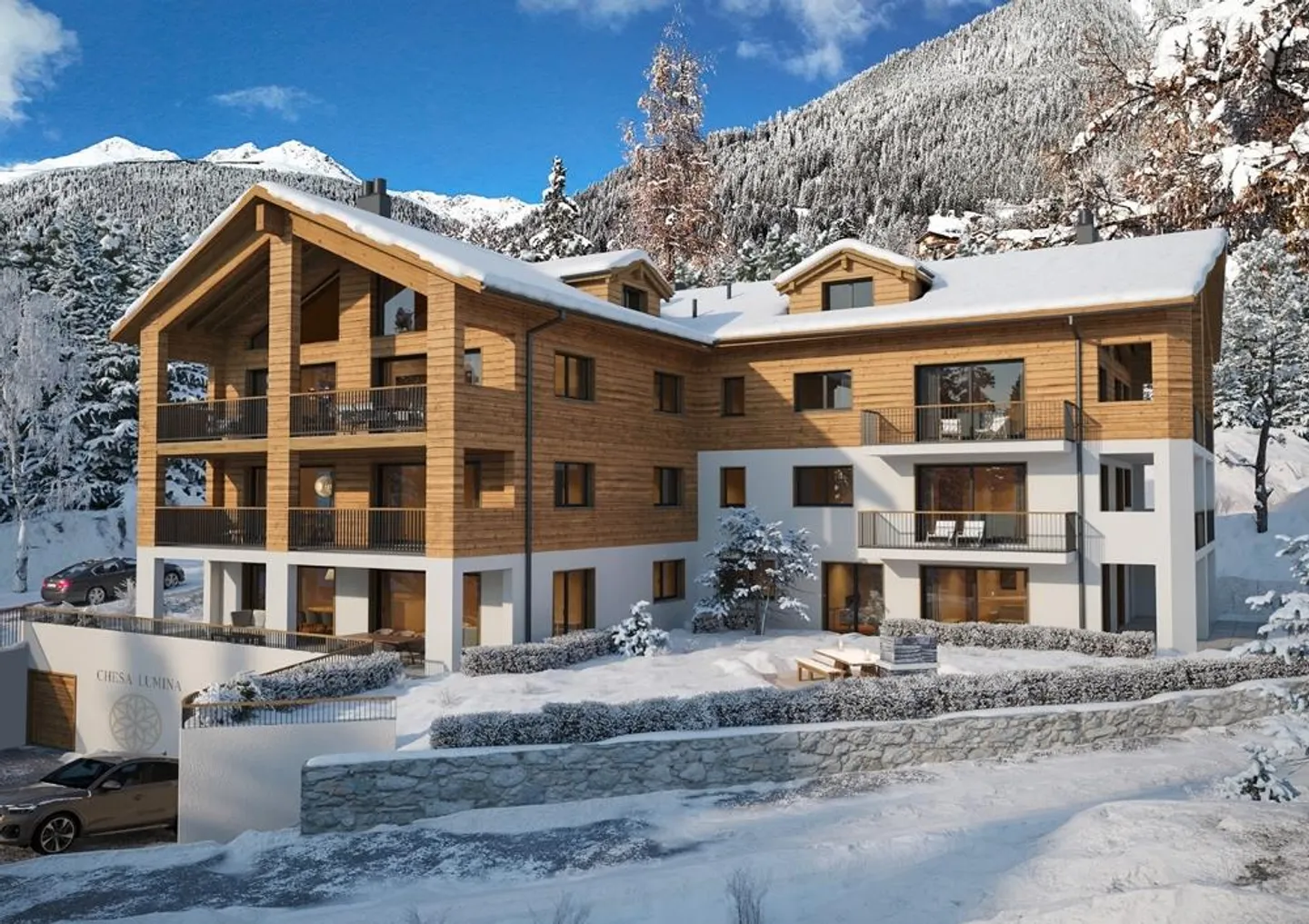 Chesa Lumina «Höfji» Appartamento 4.5 stanze al piano terra e al piano superiore - Foto 3 di 5