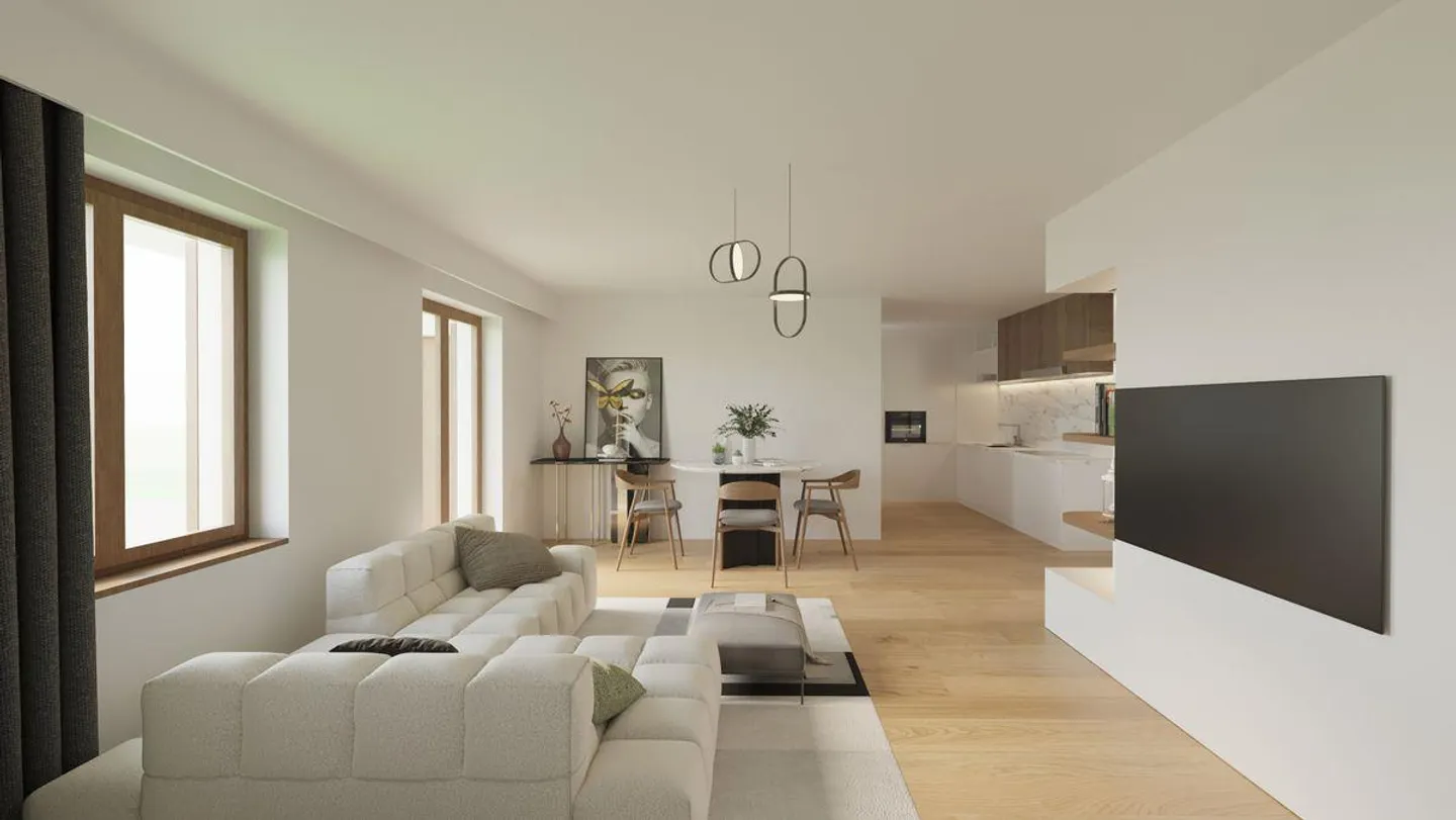 4-room apartment with large garden in the countryside - Photo 4 of 10
