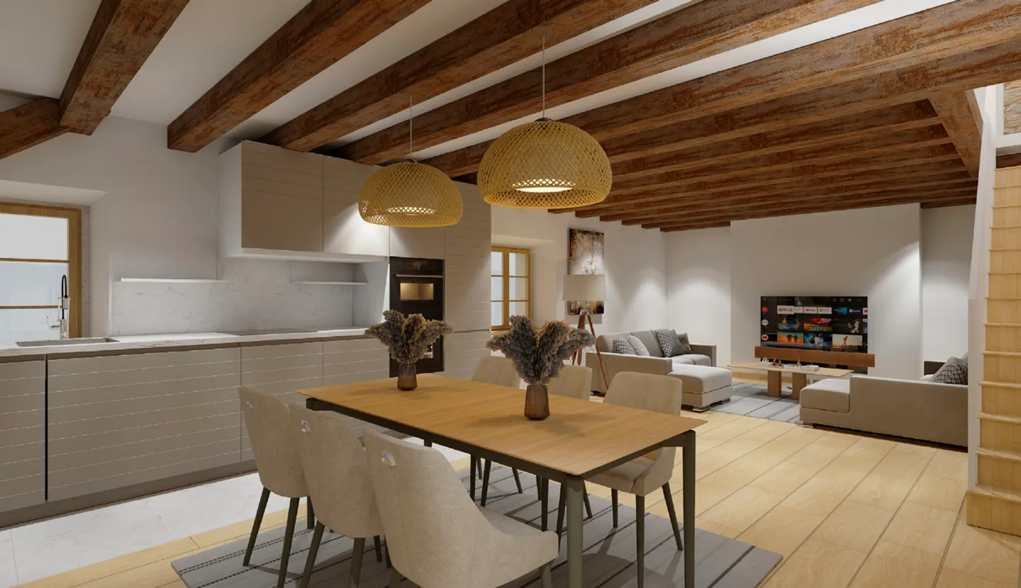 Attico di 3 stanze a Borex! - Foto 3 di 5