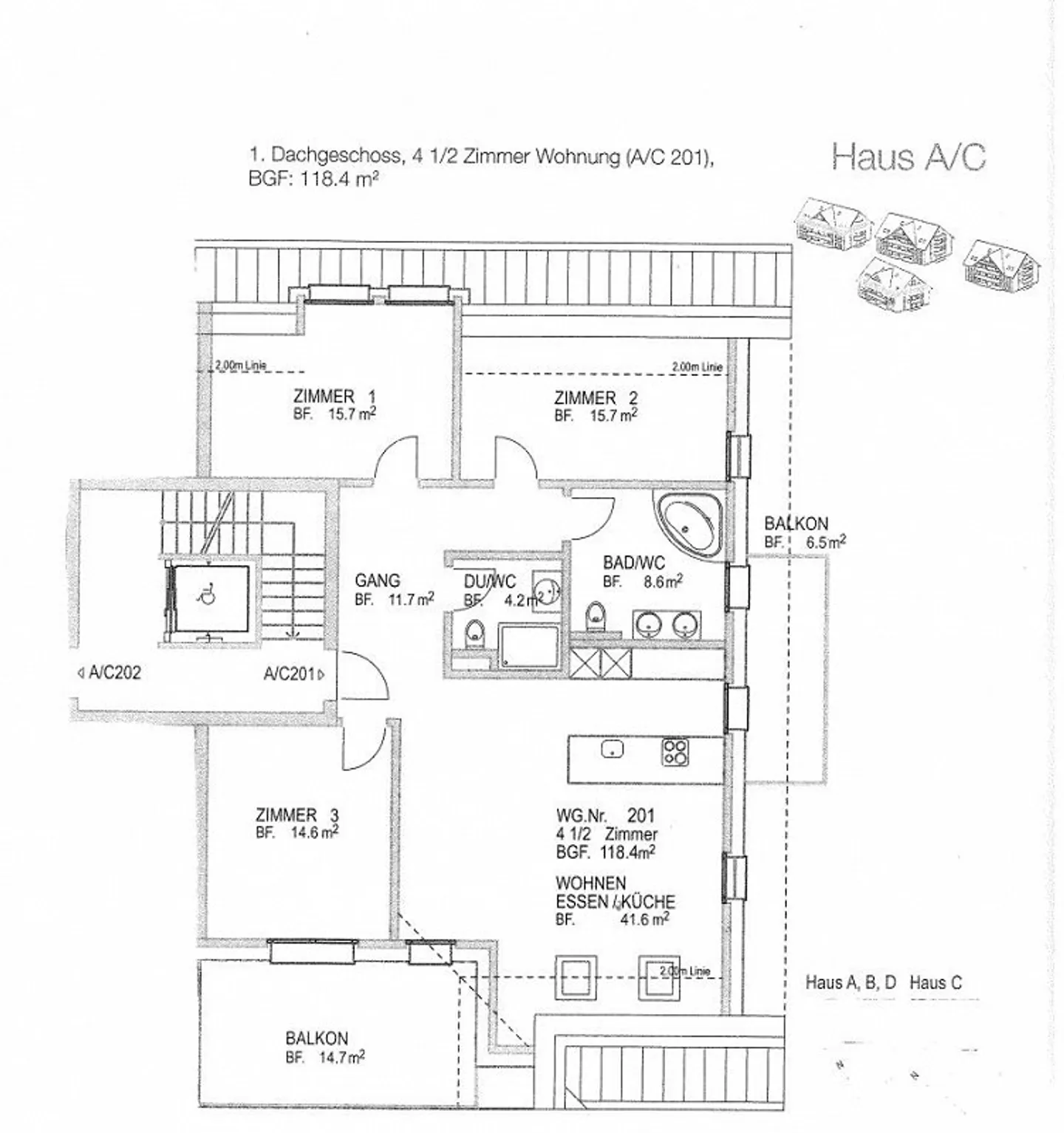 Appartamento moderno di 4,5 stanze a Lufingen - Foto 3 di 13