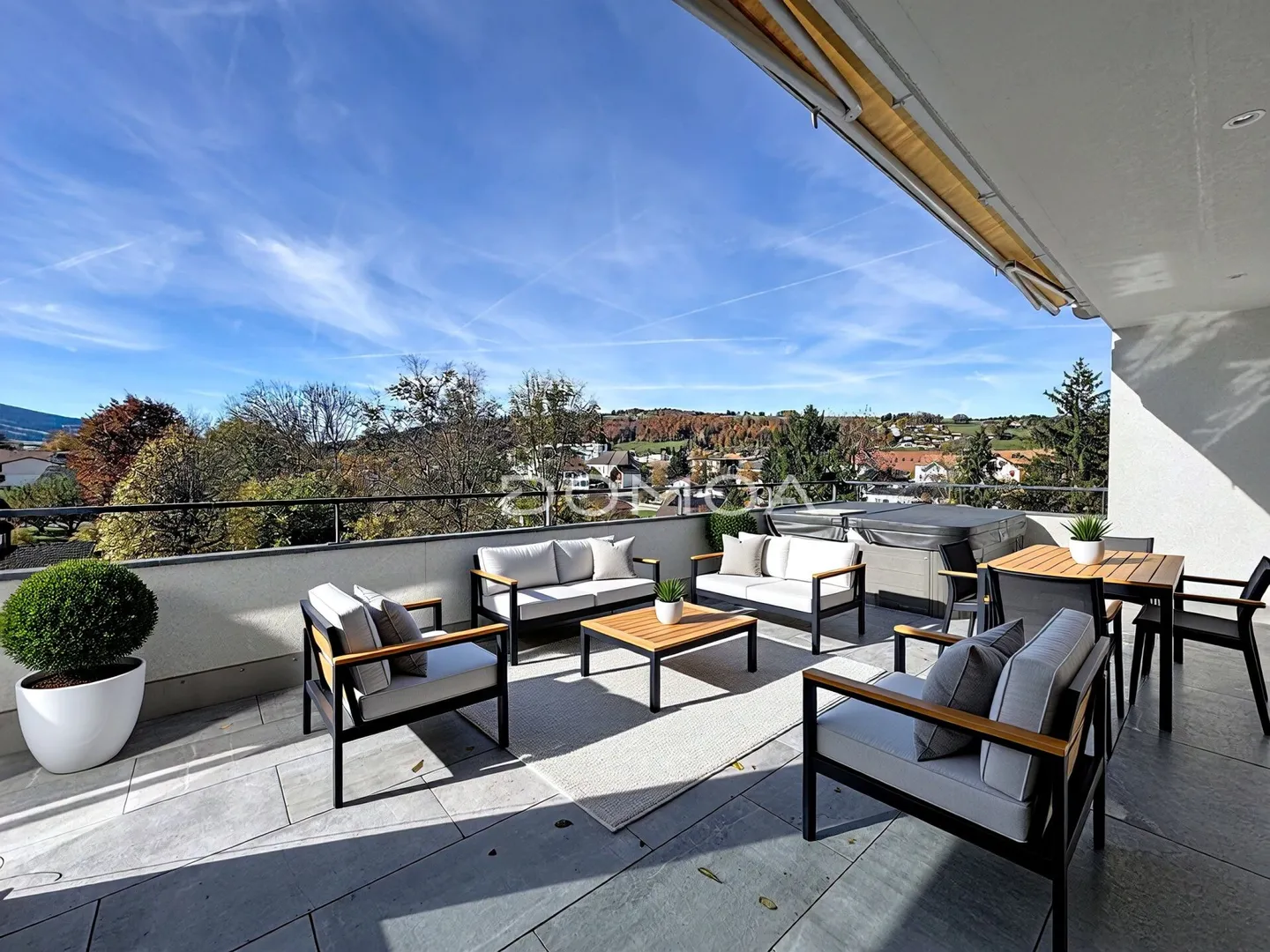 Contemporary penthouse 5.5 rooms, 162 m2 with panoramic view of the Moléson - Photo 5 of 17