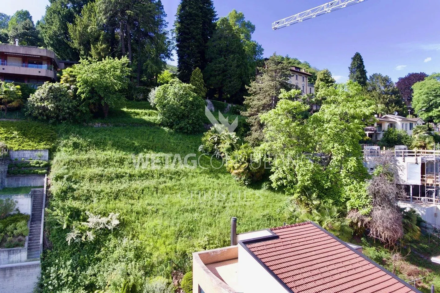 Terreno edificabile con vista sul lago di Lugano in un quartiere residenziale prestigioso... - Foto 9 di 9