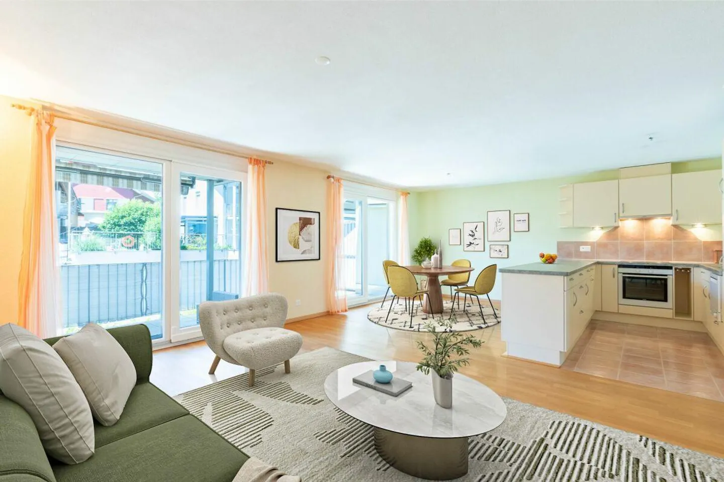 Geräumige Wohnung nahe Zug - Foto 1 von 18