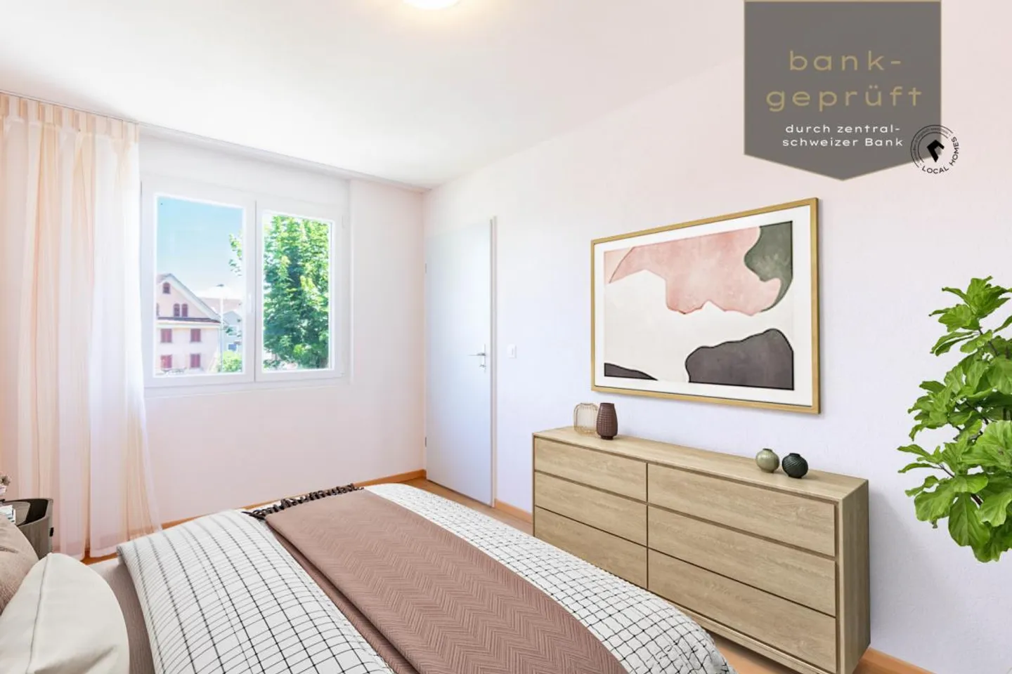 Geräumige Wohnung nahe Zug - Foto 2 von 18