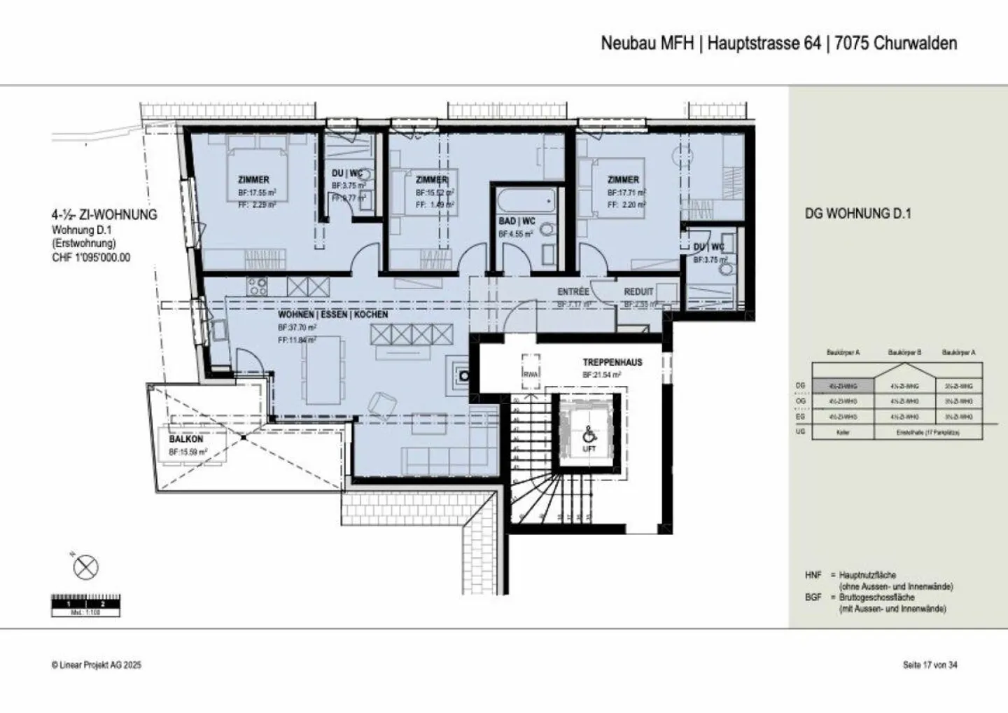 Geräumige Wohnung in Lenzerheide - Foto 9 von 12