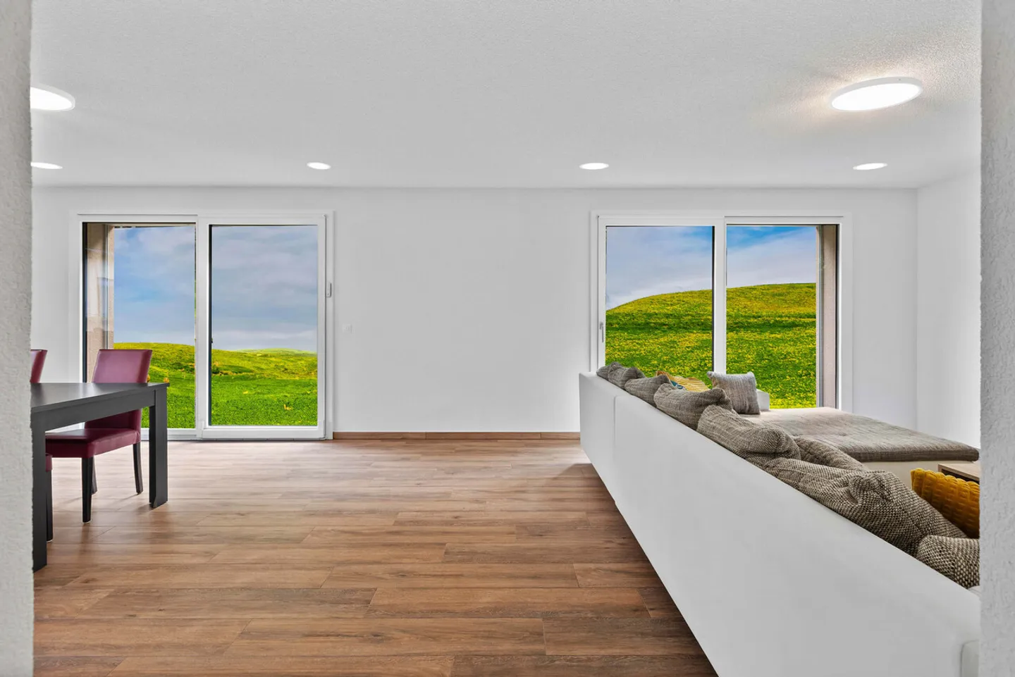 Semi-Detached Villa with Garages of 5.5 Rooms in Oron-la-Ville - Photo 3 of 8