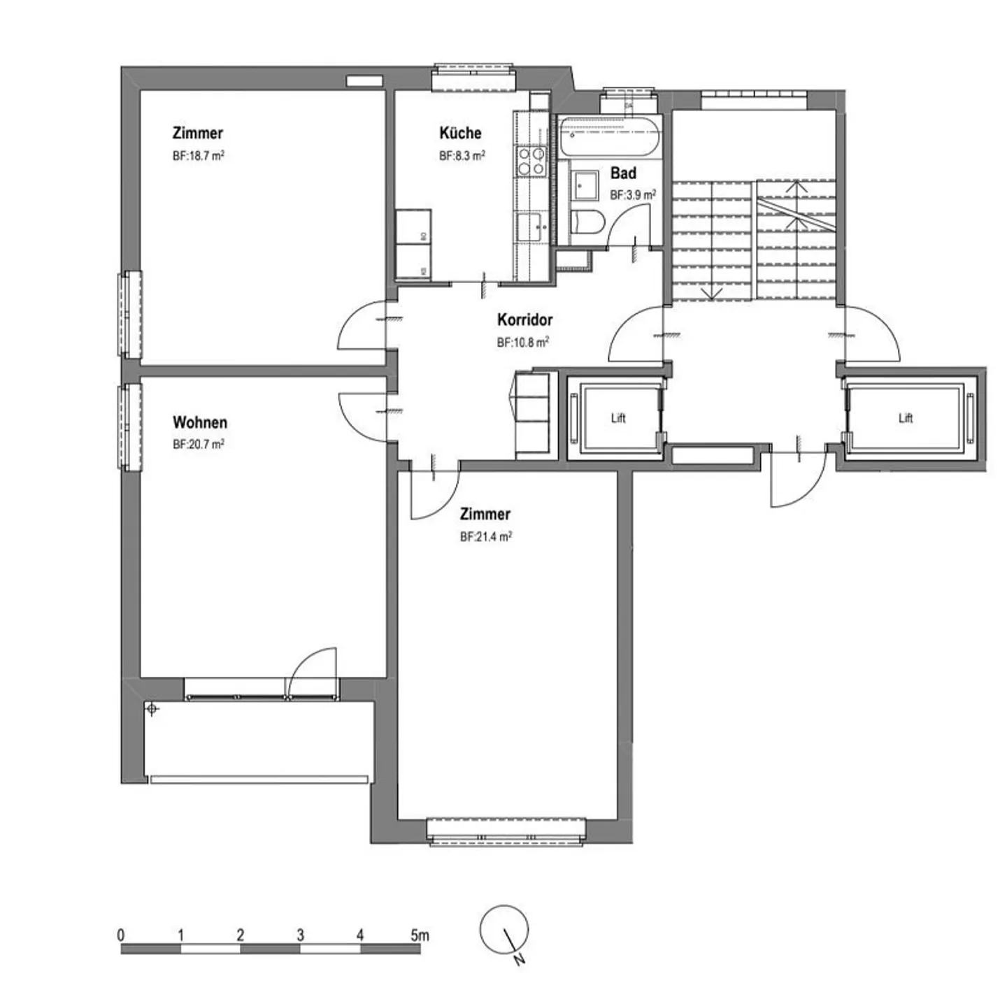 Louer une chambre en colocation meublée à Lucerne temporairement - Photo 6 sur 6