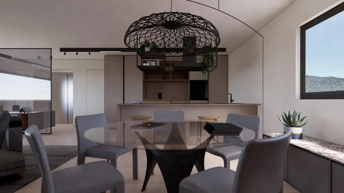 BELLINZONA - À VENDRE NOUVEAUX 4.5 PIÈCES AVEC GRANDE TERRASSE - Photo 3 sur 8