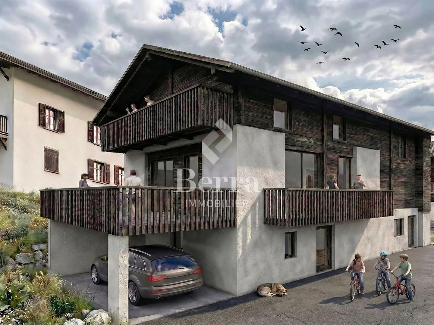 Mélèzia, Transformation d'une grange du 19ème siècle - Photo 2 sur 11