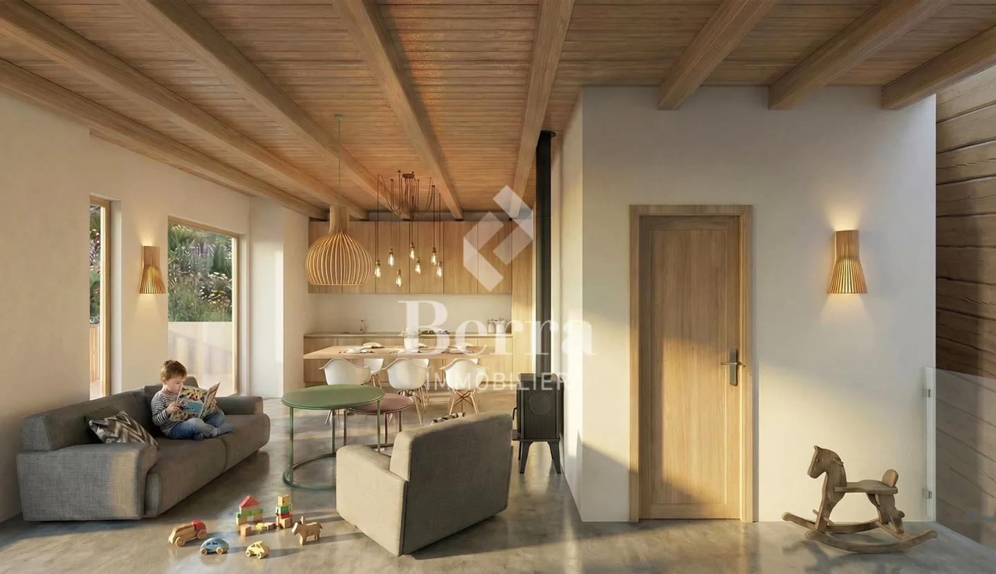 Mélèzia, Transformation d'une grange du 19ème siècle - Photo 6 sur 11