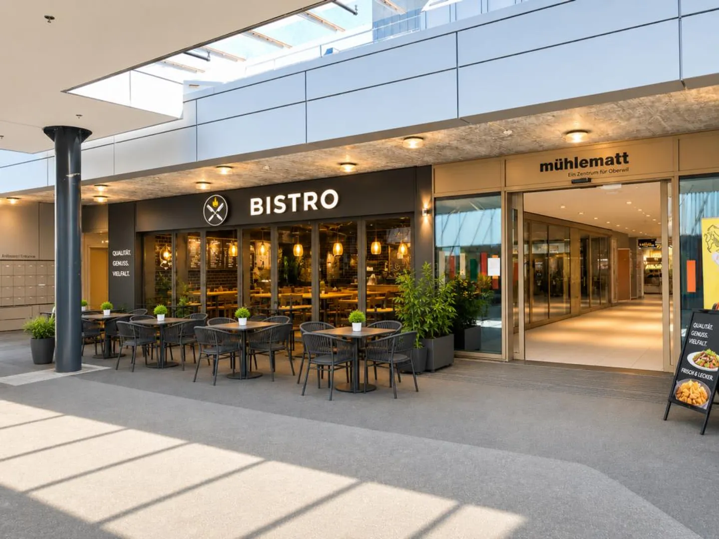 Gastro area in Mühlematt Center Oberwil - Photo 9 of 9