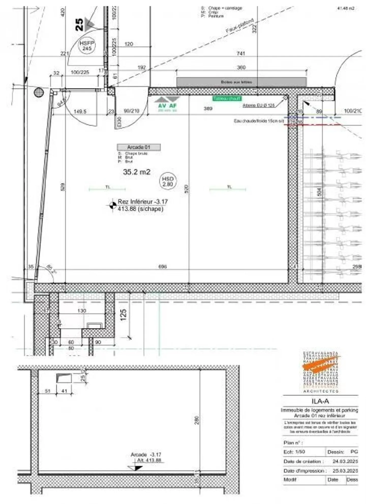 Arcade e seminterrato in affitto di 106 m2 - Foto 3 di 3