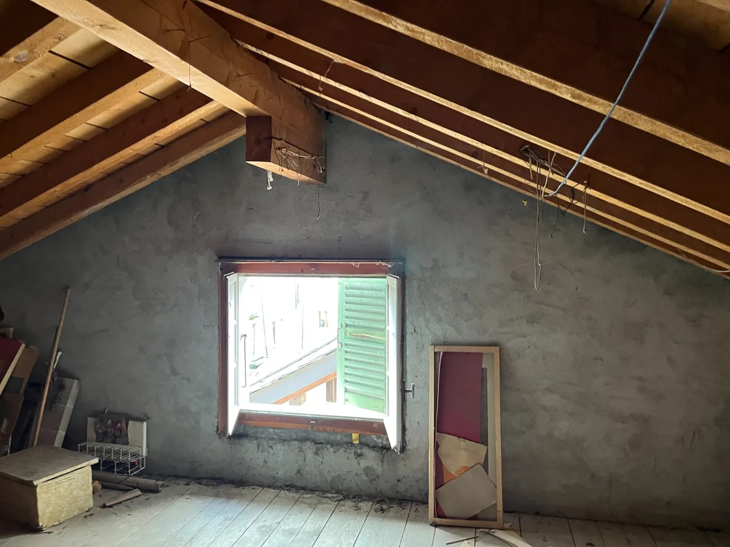 Dachgeschoss-Duplex zu renovieren - 4,5 Zimmer - Saillon - Ref. 10254463 - Foto 6 von 8