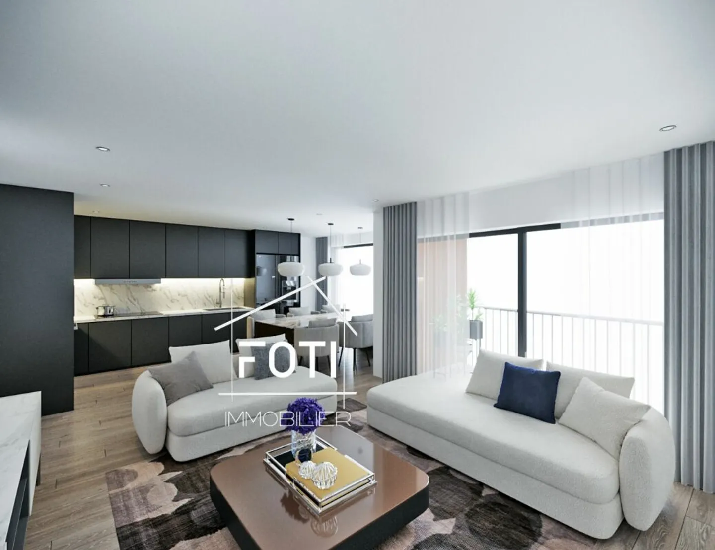 Magnifique appartement neuf de 4,5 pièces avec 27 m2 de balcon. - Photo 3 sur 7