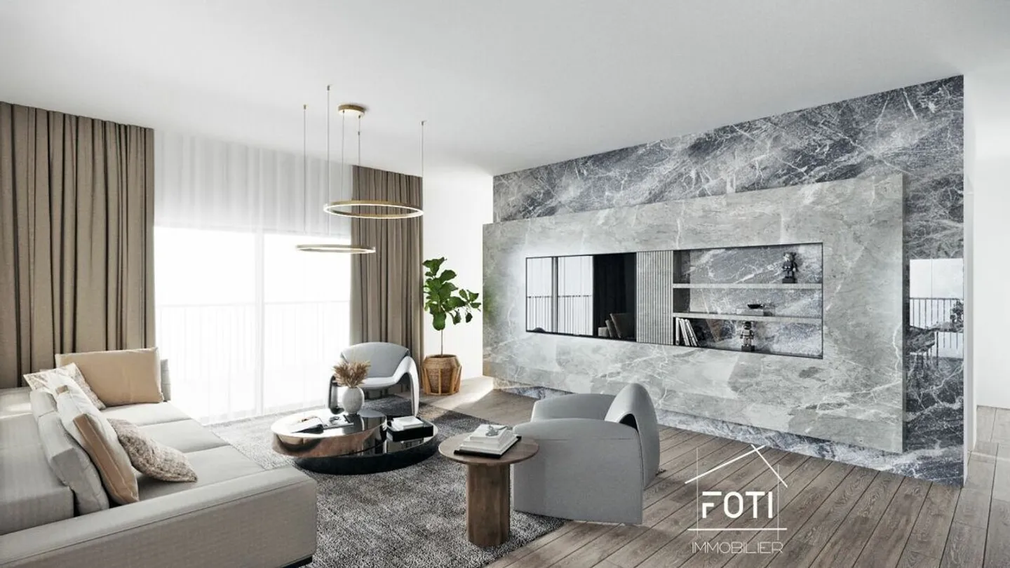 Magnifique appartement neuf de 4,5 pièces avec 27 m2 de balcon. - Photo 4 sur 7