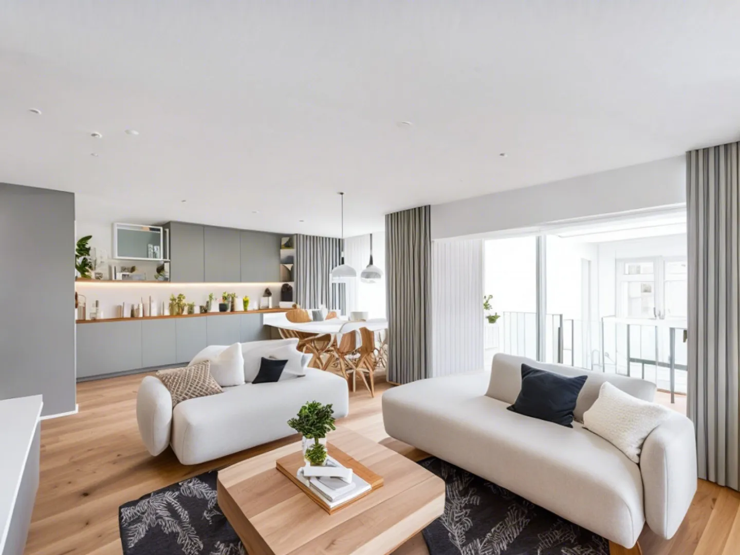 Magnifique appartement neuf de 4,5 pièces avec 27 m2 de balcon. - Photo 2 sur 7