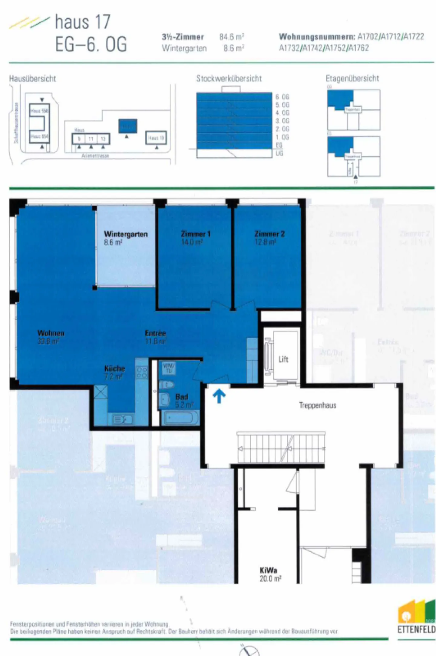 Beautiful city apartment in Zurich North with private washing tower - Photo 9 of 9