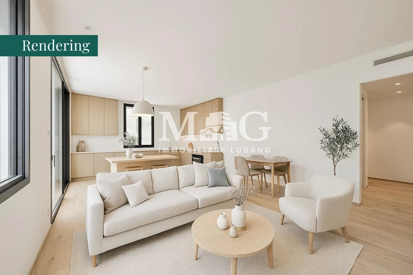 Lugano Centre : Appartement 4.5 pièces rénové près du lac - Photo 4 sur 11