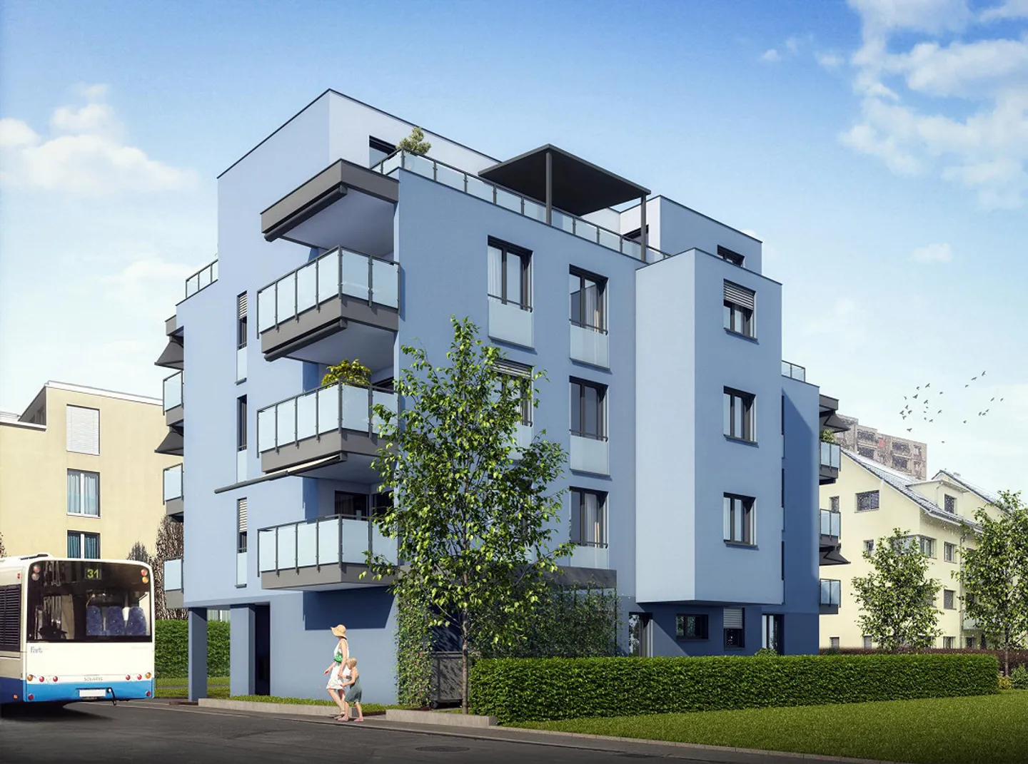 New 2.5 and 3.5 Room Apartments / Move-in Summer 2026 - Photo 1 of 14