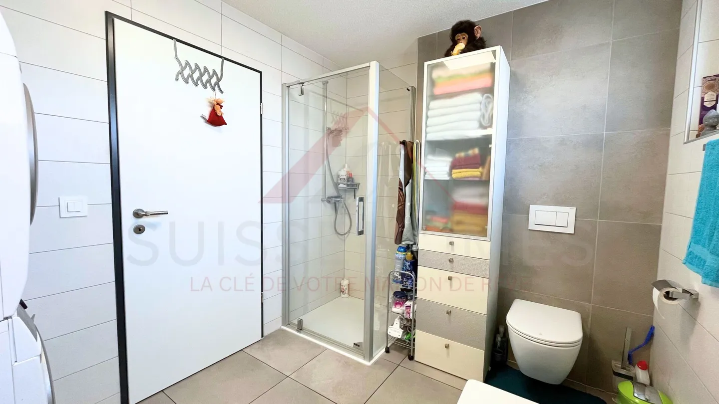 Exceptional 4.5 room Minergie apartment with almost zero charges, balcony and unobstructed view - Courrendlin (JU) - Photo 13 of 15