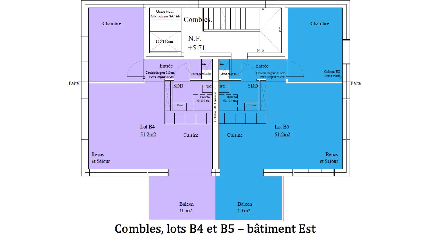 «Neue Wohnung von 2,5 Stück, ~51 m2
Spektakulärer Blick auf die Alpen und den See» - Foto 7 von 10