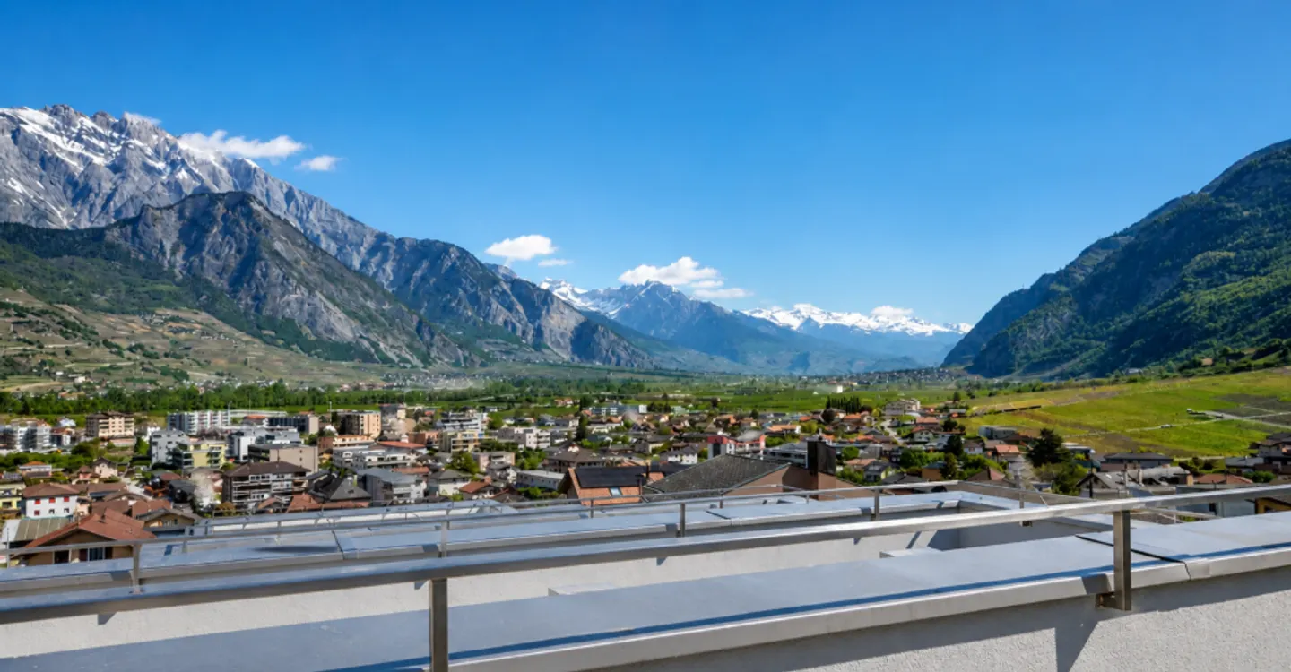 6 villas contemporaines avec rooftop panoramique sur les hauteurs de Saxon - Foto 15 di 16