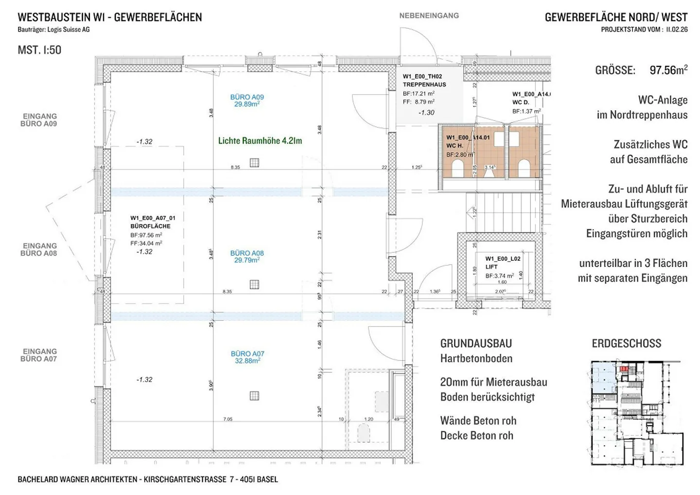 Utilisation commerciale dans le quartier émergent ZEPRA - env. 98 m² - Photo 5 sur 6