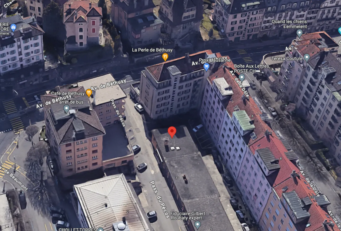 Place de parc extérieure à Lausanne - Photo 2 sur 4