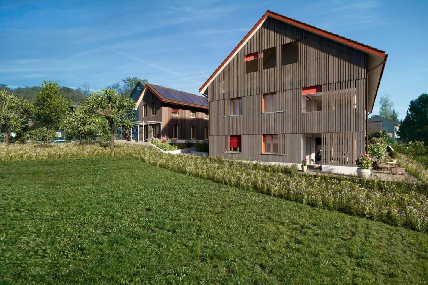 È iniziata la costruzione - Casa atelier - Parte nord con 3,5 stanze - Foto 1 di 3