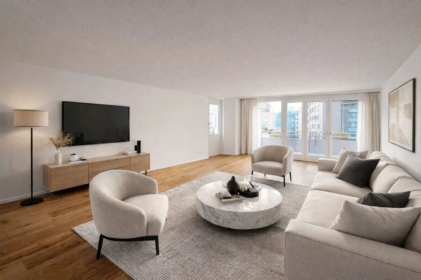 Appartement élégant de 3,5 pièces au 3ème étage avec balcon - Photo 4 sur 6