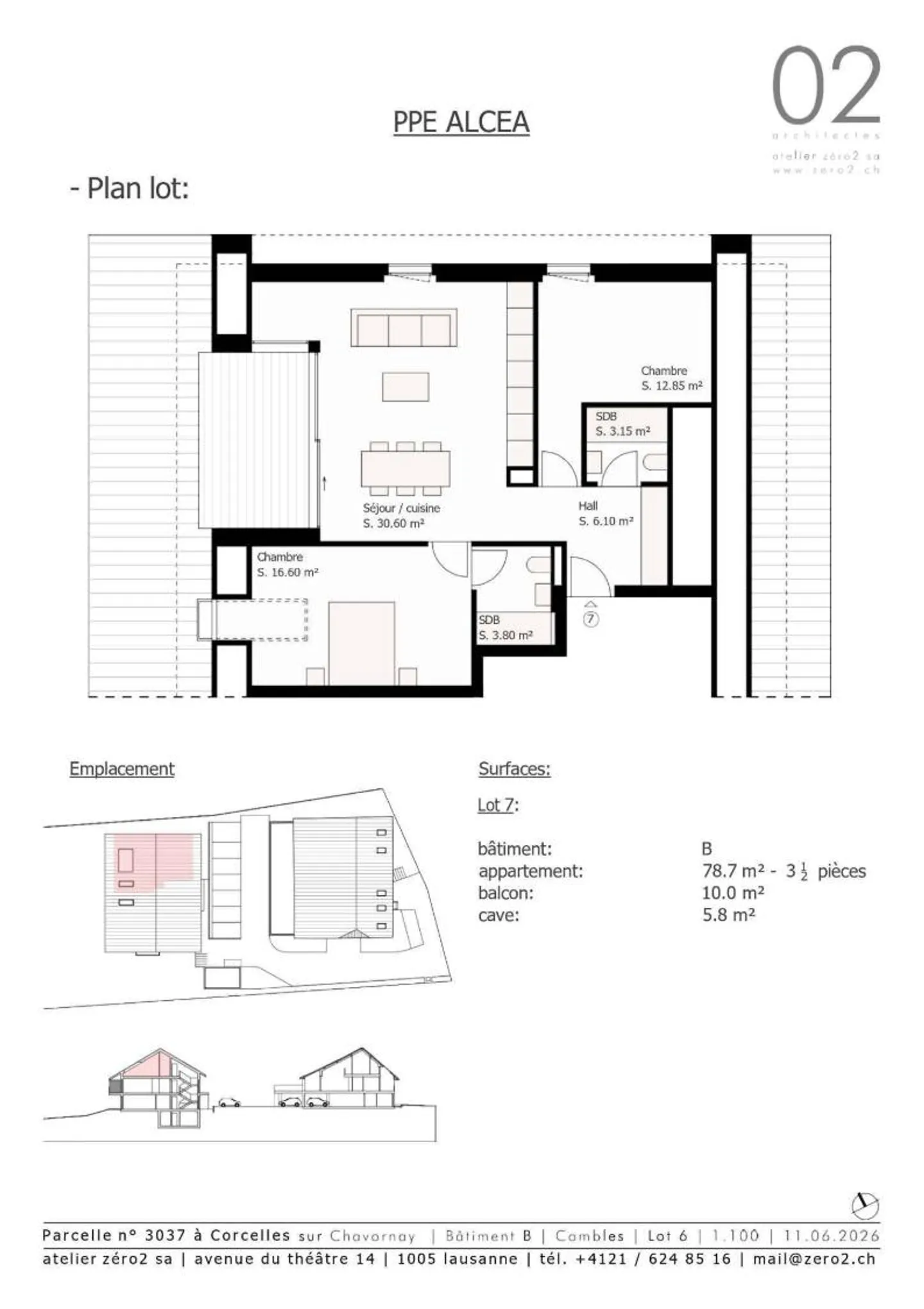 Appartement en Attique avec Vue - Photo 10 sur 13